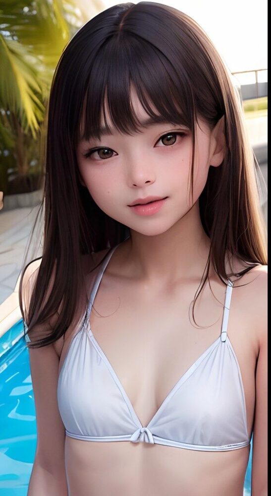 Bikini Photoshoot of a Junior Idol-Style Cutie