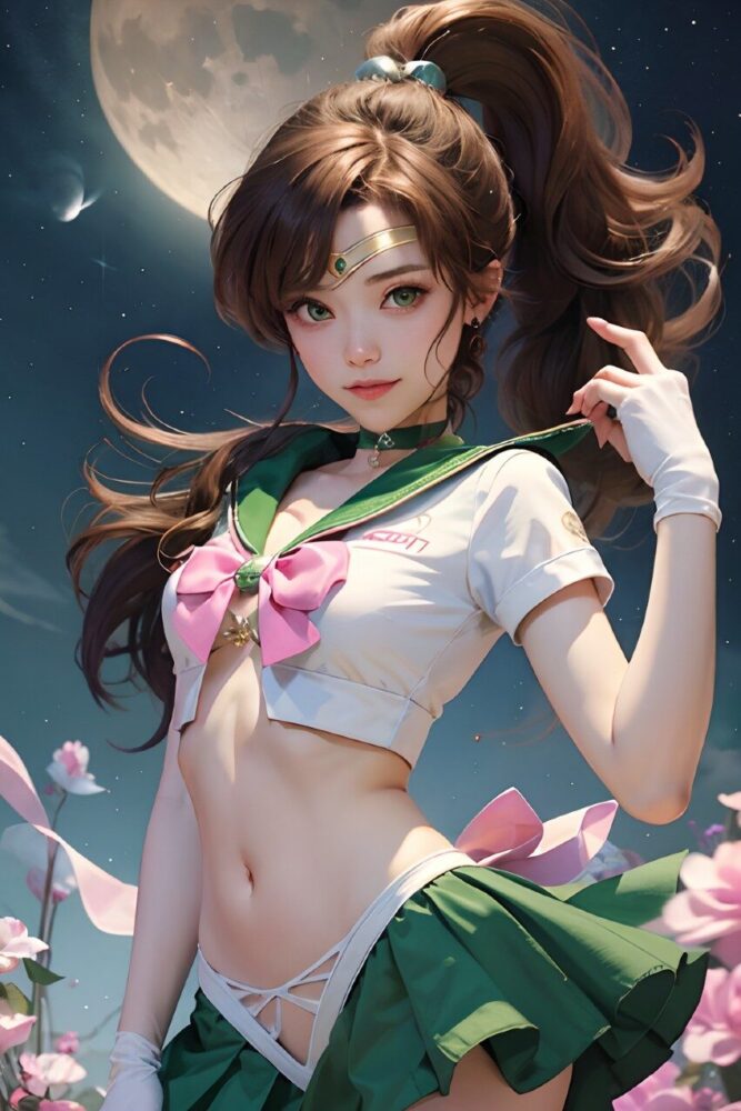 セーラームーン風美少女