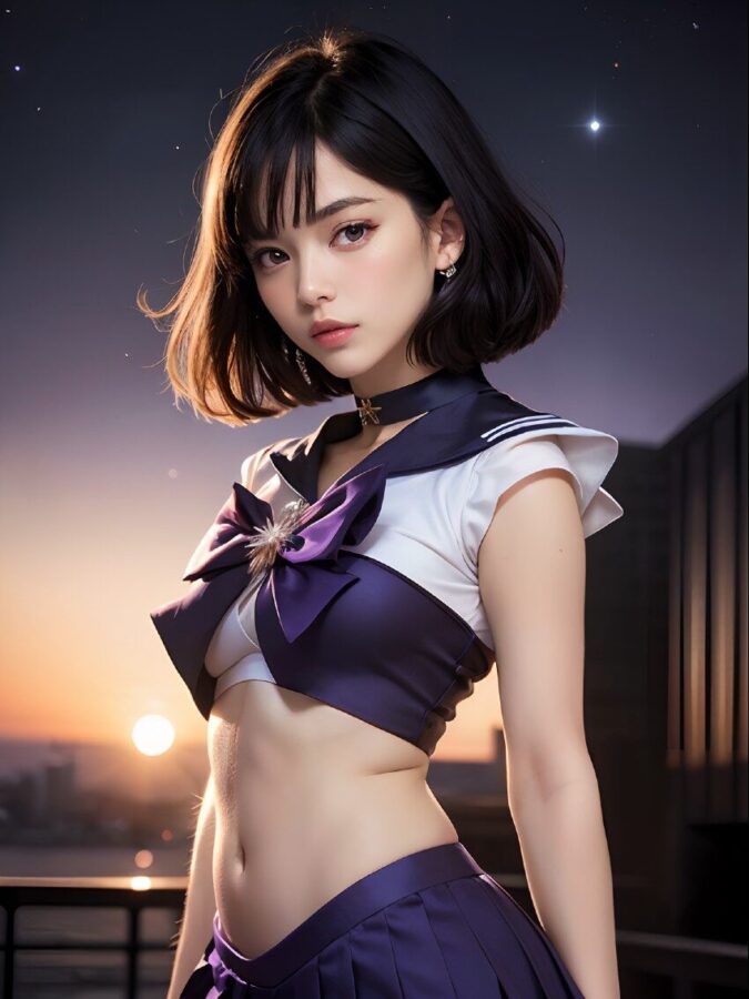 セーラームーン風美少女