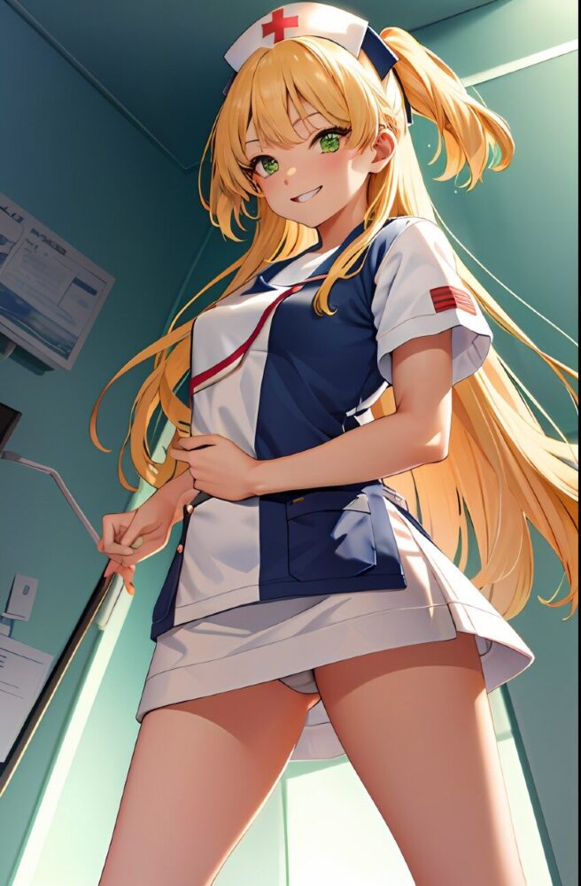 たまった精子も抜いてくれるエッチなナース