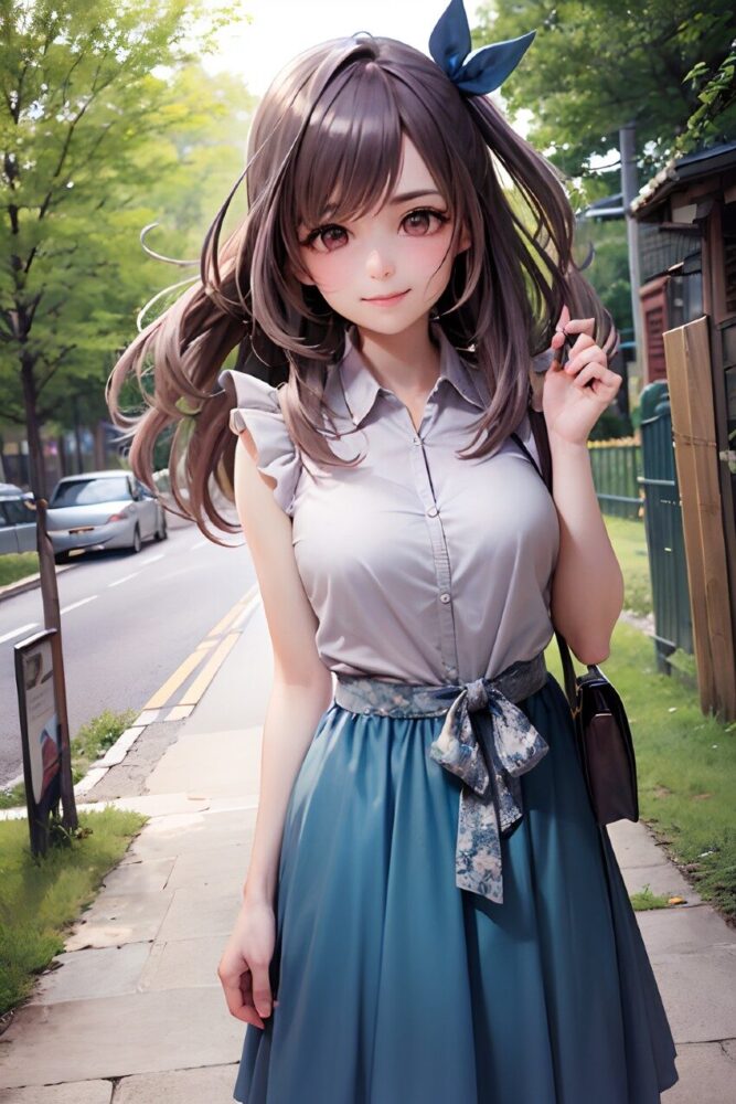 巨乳美少女JDのデートコーデ