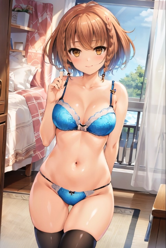 妹系美少女の可愛い下着姿