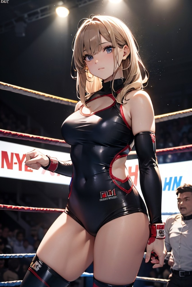 ムチムチな巨乳女子プロレスラー