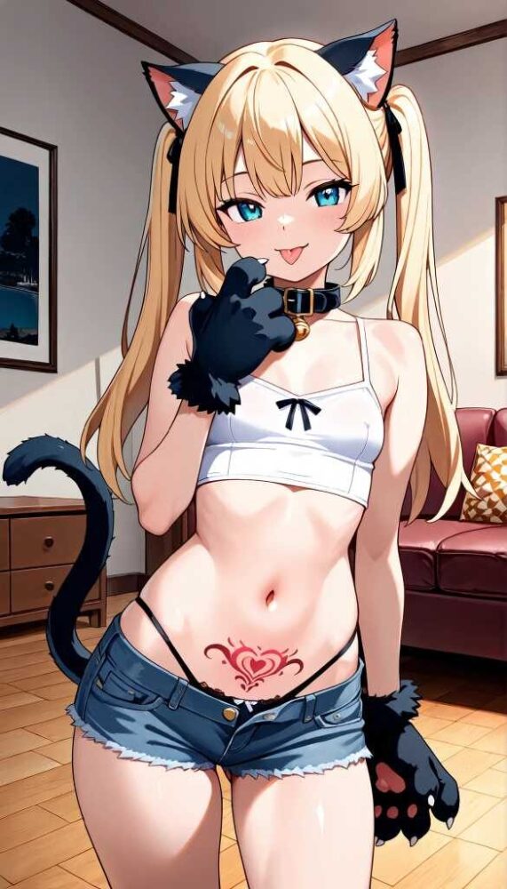 淫乱なネコミミ美少女