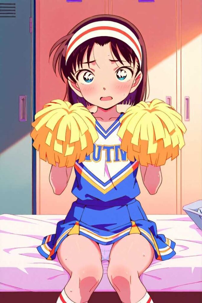 チアガールコスチュームの吉田歩美(名探偵コナン)