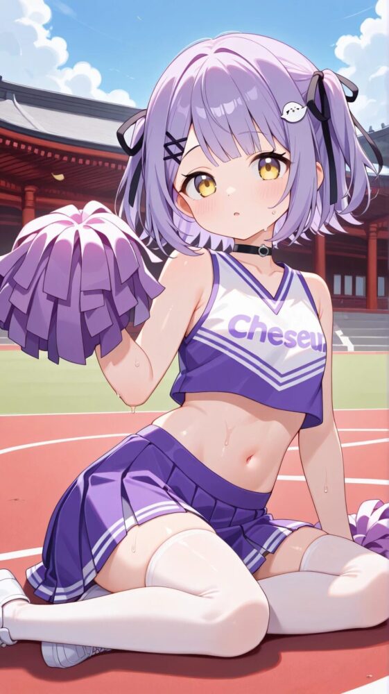 小学生チアガール