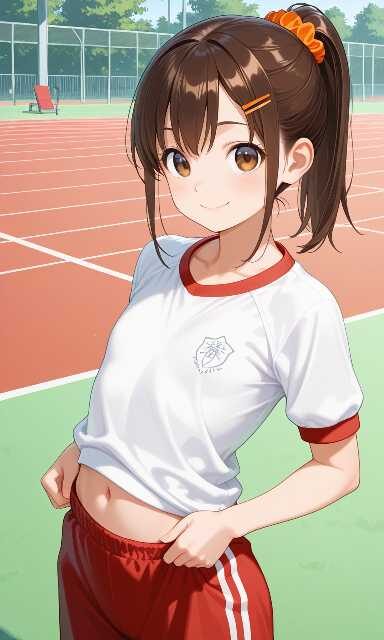 体操服姿の女子校生
