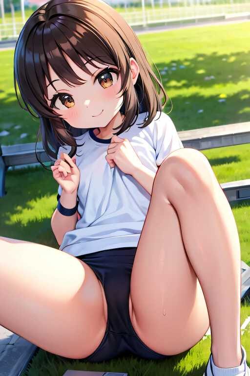 ロリ系美少女のブルマハミマン