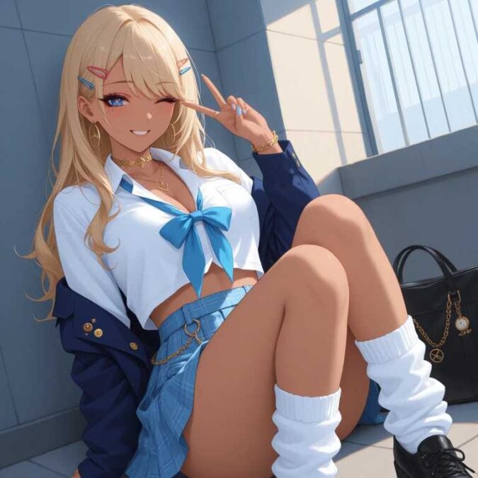 ルーズソックスギャル女子高生