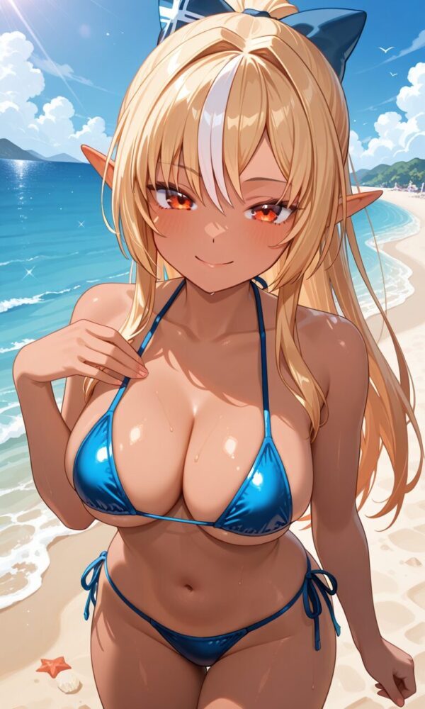 不知火フレアのマイクロビキニグラビア(ホロライブ)