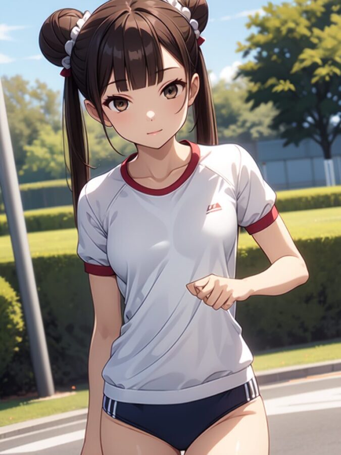 体操服を着たラオフェン（葬送のフリーレン）