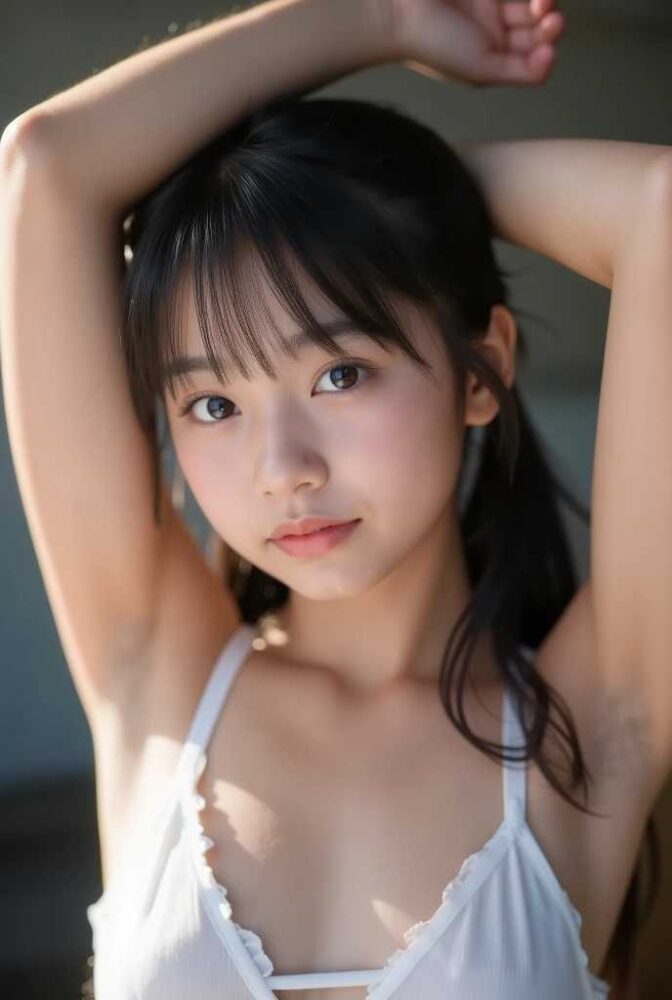 女子中学生アイドルのビキニグラビア