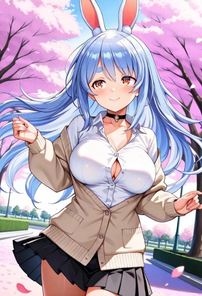 女子高生風兎田ぺこら（ホロライブ）