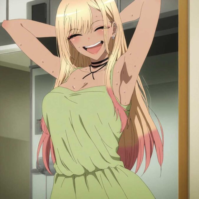 喜多川海夢の脇見せポーズ（その着せ替え人形は恋をする）