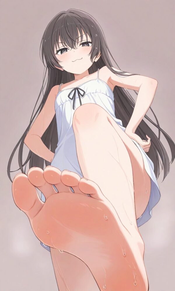 美少女の足の裏